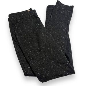 Philosophy Black Speckled Leggings Size Medium Elastic Waistband Pull On.